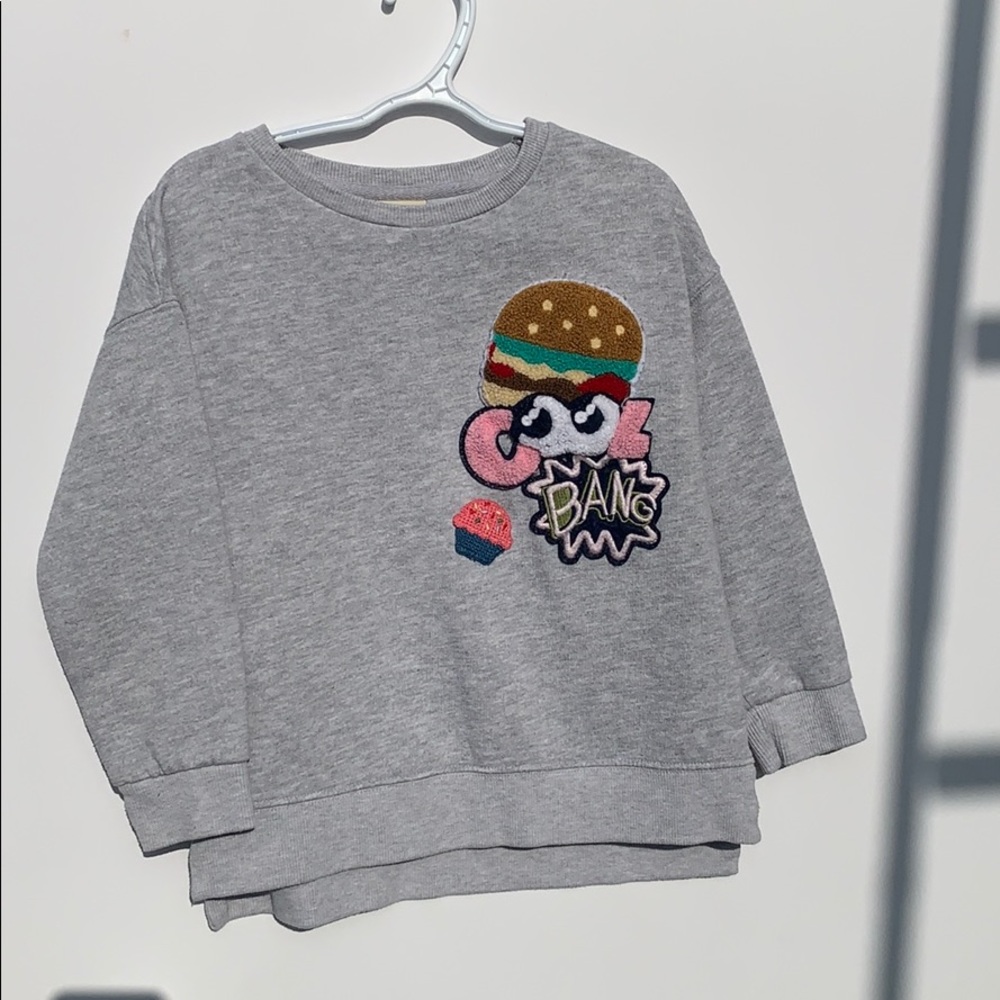 ZARA KIDS Sweatshirt w/ Graffiti appliqués